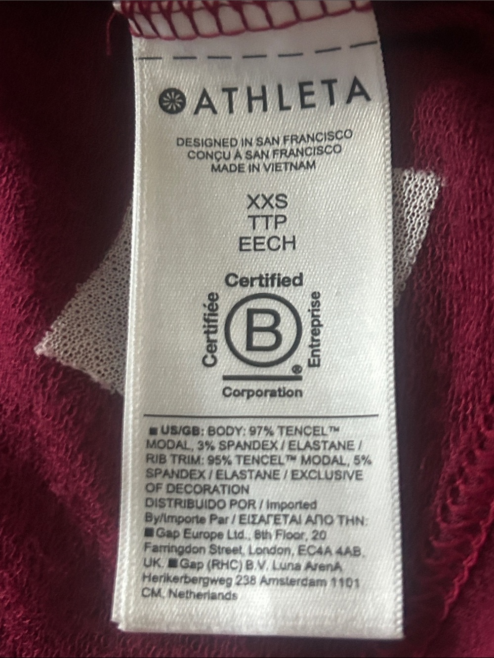 Athleta Pranayama Restore Wrap :: Coffeeberry - Picture 7 of 12